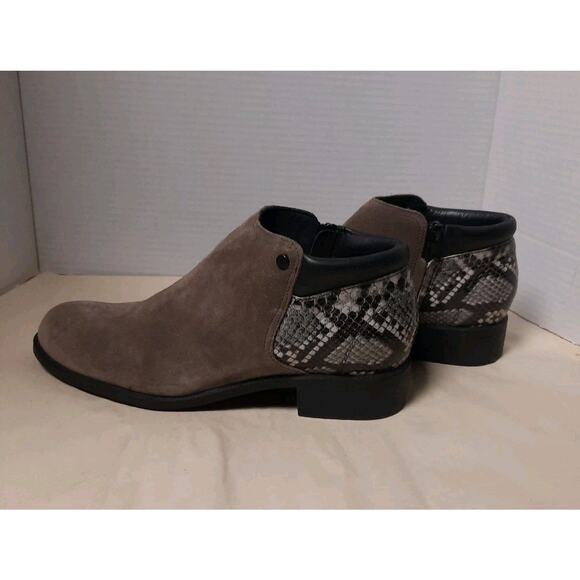 SAS Bethany 10 W‎ Tumbleweed Brown Suede Leather Side Zip Ankle Bootie - Picture 8 of 9